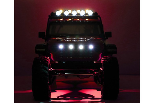 GPM R/C Scale Accessories Chassis Lights Red : SCX10 III Jeep JL Wrangler