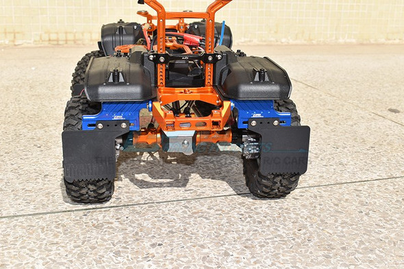 GPM Racing R/C Scale Accessories Mud Flap Blue : 1/10 Crawlers TRX-4