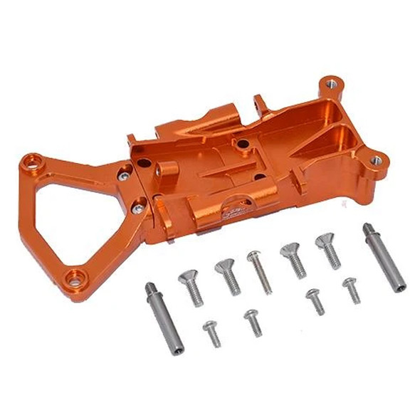 GPM Racing Aluminum Front Gear Box Case Orange : Traxxas XO-01 Supercar