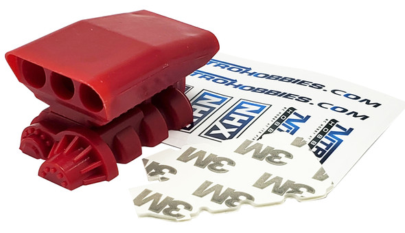 NHX RC Plastic Mock Intake & Blower Set Red : 1/8th – 1/10th