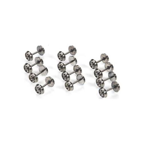 Bachmann 42903 Flat Black Wheel Sets 36" HO (12)