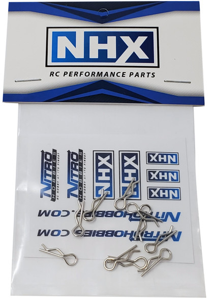 NHX 1/16 Body Clips (10pcs)