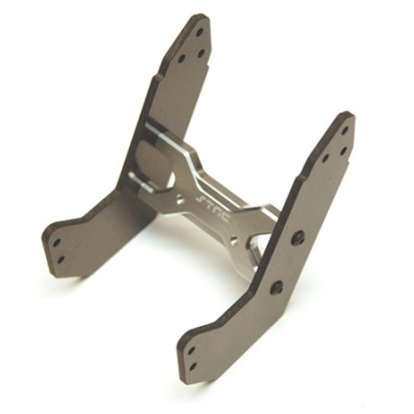 STRC Graphite High-Down Force Rear Wing Support w/Alum Silver : Limitless STRC Graphite High-Down Force Rear Wing Support w/Alum Silver : Limitless