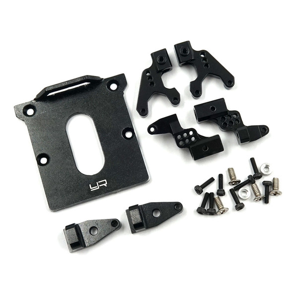 Yeah Racing AXSC-049 Alum Front & Rear Adjustable Shock Mount : Axial SCX24