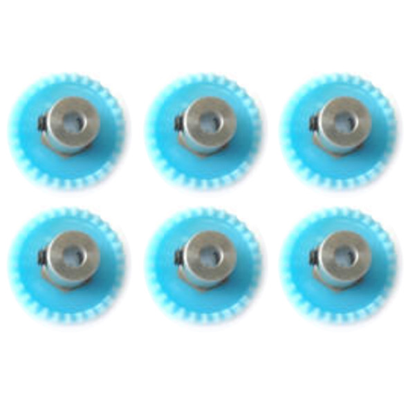 H&R Racing HR230-6 30 Tooth Crown Gear 48 pitch (6) :1/8 Axle 1:24 Slot Car