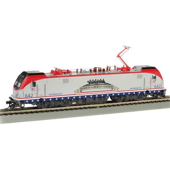 Bachmann 67403 Amtrak #642 Salutes our Veterans Siemens ACS-64 DCC Sound Locomotive HO Scale