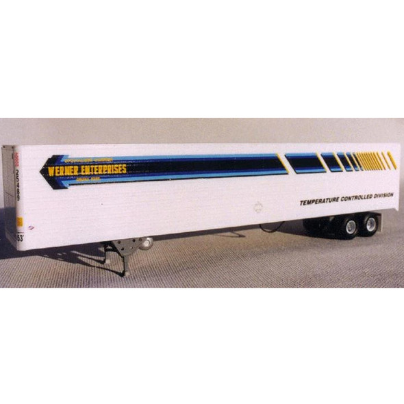 A-Line 50508 53' Reefer Trailer Werner w/ Decals HO Scale