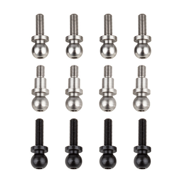 Associated Element RC 42216 Enduro IFS Ballstuds 5.8 mm Short Neck