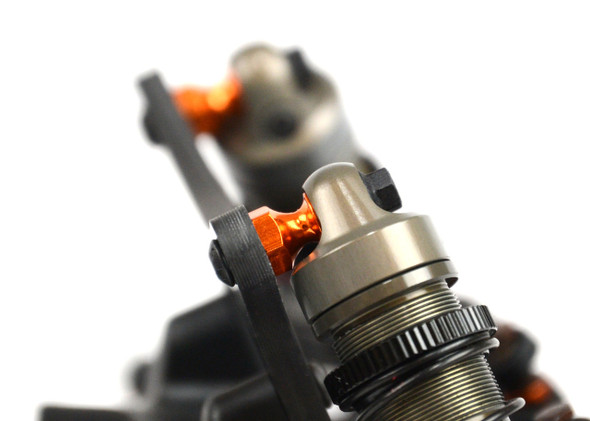 Exotek 1411 8mm Shock Posts Orange (2)