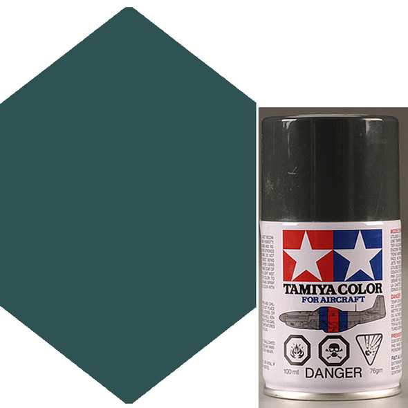 Tamiya AS-3 Gray Green Luftwaffe Aircraft Lacquer Spray Paint 3 oz