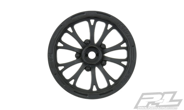 Pro-Line 277503 Pomona Drag Spec 2.2" Black Front Wheels (2) : Slash 2WD