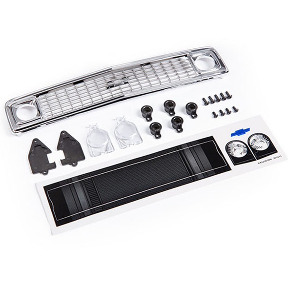 Traxxas 9120 Grille Chevrolet Blazer 1972/Grille Retainers (5)/ Headlight Housing (2) : TRX-4