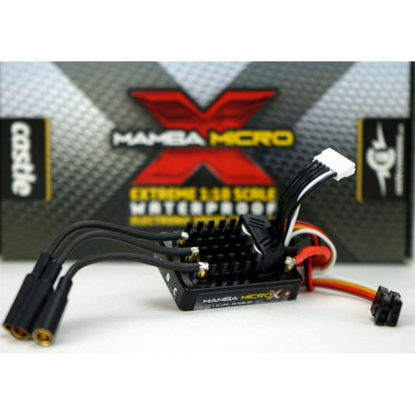 Castle Creations Crawler edition Mamba Micro X 12.6V ESC 2A Peak BEC w/ Posts