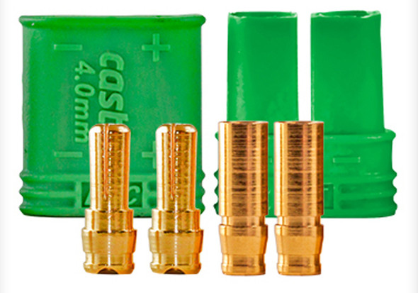 Castle Creations 4mm Polarized Bullet Connector Male/Female Set