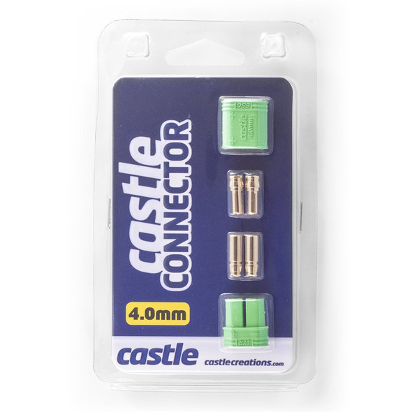 Castle Creations 4mm Polarized Bullet Connector Male/Female Set