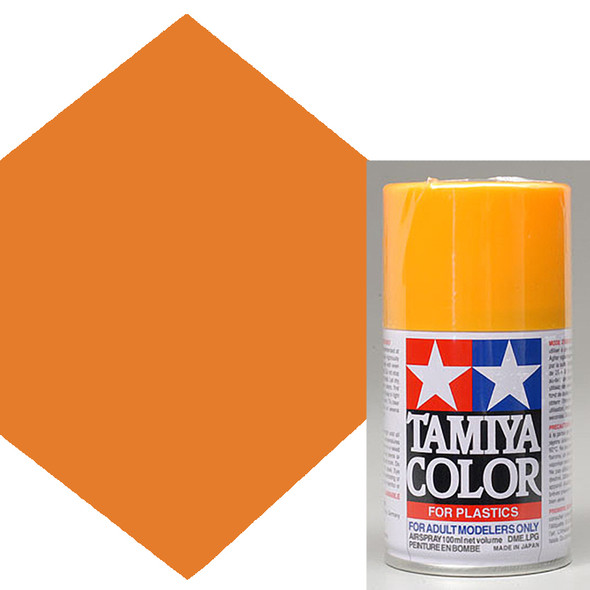 Tamiya TS-56 Brilliant Orange Lacquer Spray Paint 3 oz
