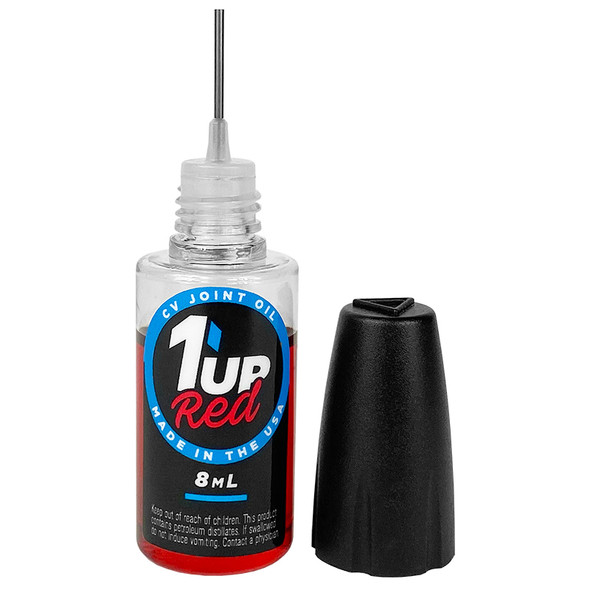 1Up Racing 120402 Red Premium CV Joint Oil – 8ml Oiler Bottle