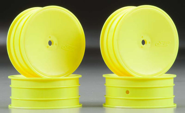 JConcepts 3347Y Mono 12mm Front Wheels Yellow (4) B4.1 / RB5
