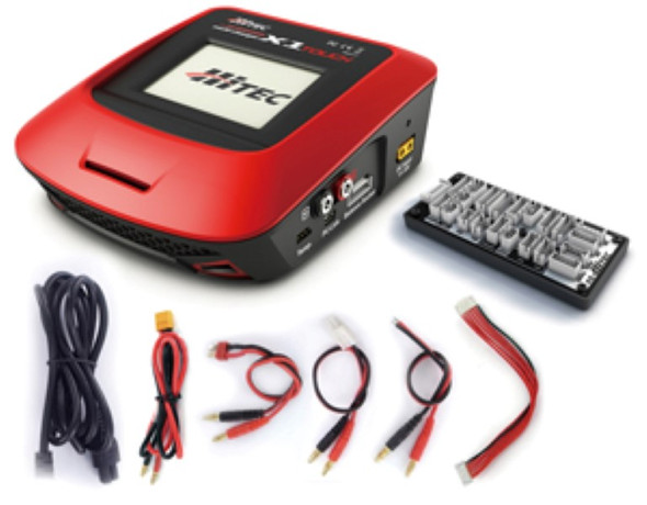 Hitec 44177 X1 Multi Function Touch AC/DC Multi Charger LiPo/LiFe/NiCd/NiMH/Li-Ion