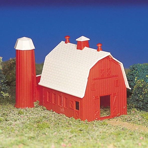 Bachmann 45151 Plasticville Classic Kit - Barn - 2-1/2 x 3-1/2" HO Scale