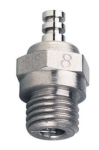 O.S. #8 Glow Plug Long Medium Air/Car