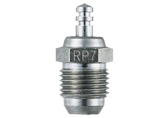 O.S. RP7 Turbo Glow Plug Cold On-Road .12, .15 and .21 size turbo head