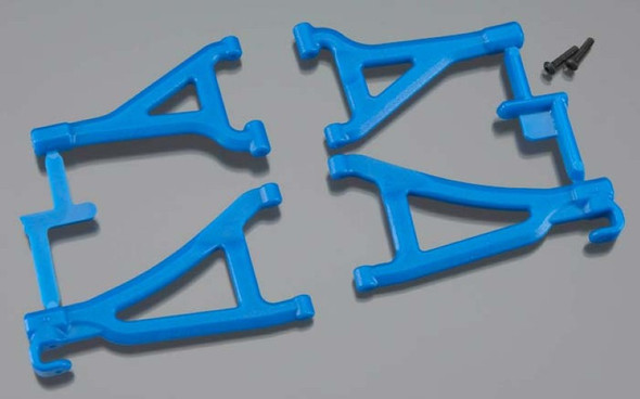 RPM 80695 Front Upper & Lower A-Arms Blue 1/16 E-Revo