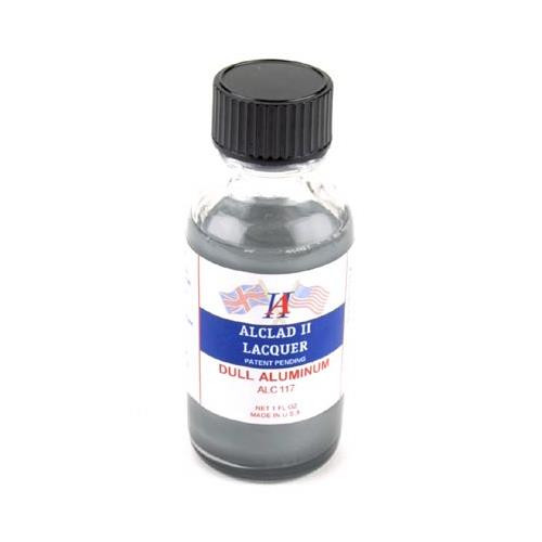 Alclad II Lacquers ALC117 Dull Aluminum 1oz RC Lexan Paint Bottle