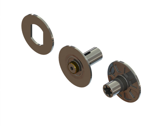 ARRMA AR310909 Slipper Plate & Hub Set : Bigrock / Typhon