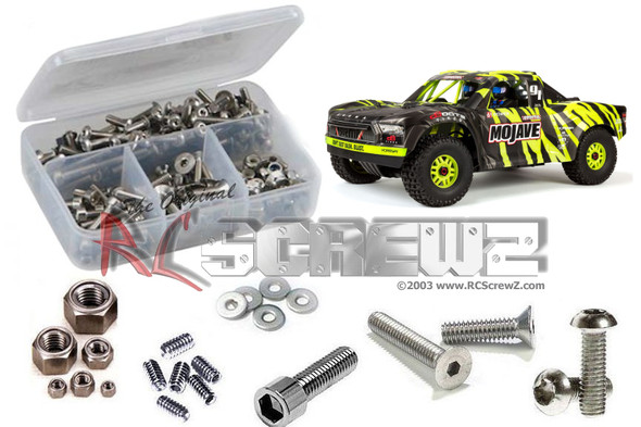 RC Screwz ARA023 Arrma Mojave 6S BLX 1/7th #ARA106058 Stainless Screw Kit