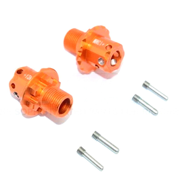 GPM 17mm Alum Hex Adapters +13mm Offset Orange : Kraton / Typhon / Talion / Senton