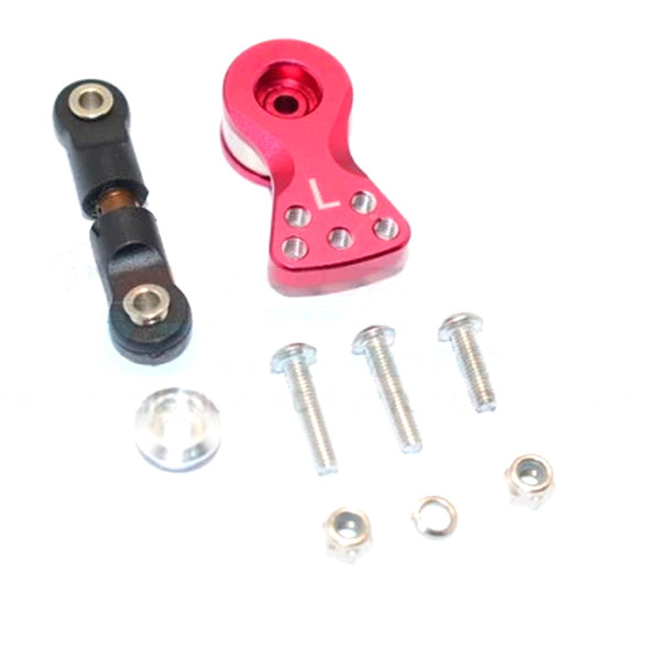GPM Spring Steel Anti-Thread Tie Rod w/Alum Servo Horn for 25T Red : Typhon / Talion / Kraton / Senton / Outcast