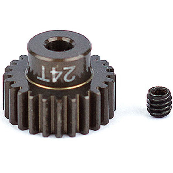 Associated FT Aluminum Pinion Gear, 24T 48P, 1/8 shaft