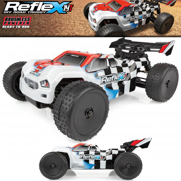 Associated 20176 1:14 REFLEX 14T Off Road 4WD Brushless Truggy RTR