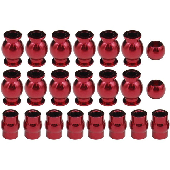 Hot Racing ATF160B02 Complete 22-Piece Aluminum Pivot Ball Set Arrma 1/10 4x4