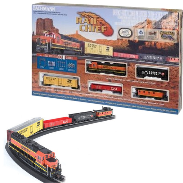 Bachmann 00614 Overland Limited Electric Train Set w/ E-Z Track HO