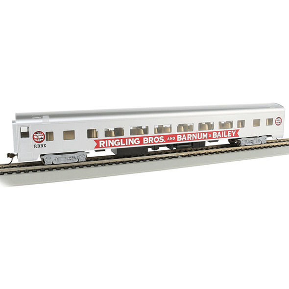 Bachmann 14210 Ringling Bros.& Barnum & Bailey Smooth-Side Coach Car Unit HO Scale