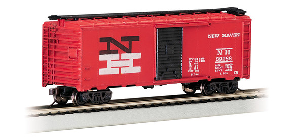 Bachmann 17031 HO 40' Silver Series New Haven Box Car Train