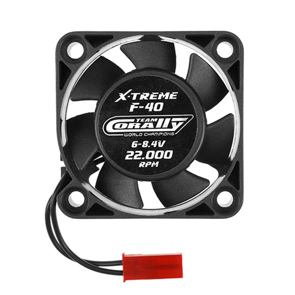 Corally C-53103 ESC Ultra High Speed Cooling Fan 40mm - 6v-8,4V - Dual ball bearings - BEC connector