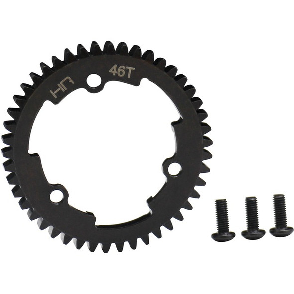 Hot Racing ERVT46M01 46T Mod 1 Steel Spur Gear : Traxxas X-Maxx / E Revo 2