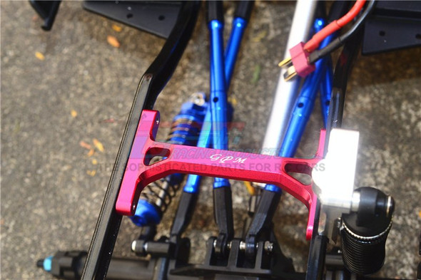 GPM Aluminum Rear Chassis Brace Silver : Element Enduro Sendero Trail Truck