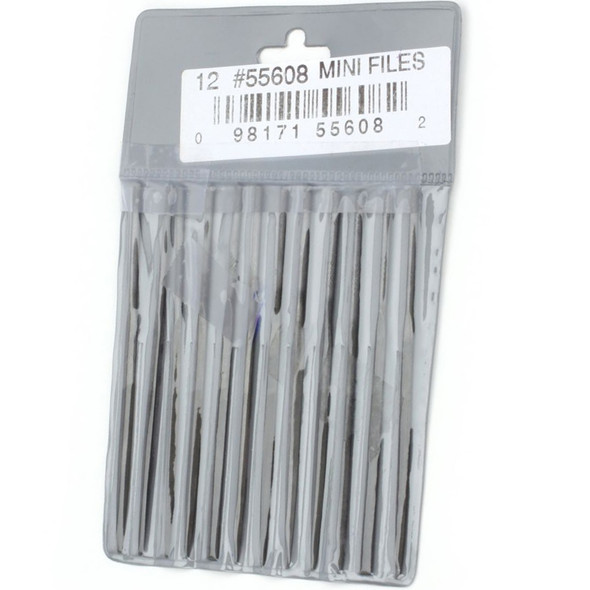 Excel Blade EXL55608 4" Mini Needle Files 12-Pack