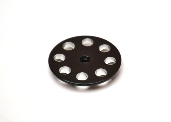 Exotek 1665BLK 1/8 XL Aluminum Wing Buttons 22MM Black (2)