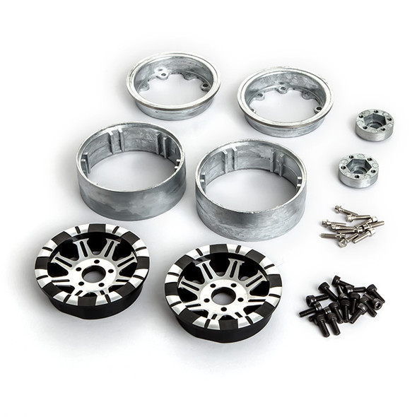 Gmade GM70424 1.9 AR05 5 Lug Aluminum beadlock wheels (2)