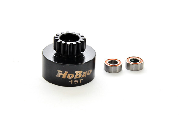 HoBao 84054 Clutch Bell 15T w/ Bearing: Hyper VS Nitro Buggy / Hyper GTS Nitro