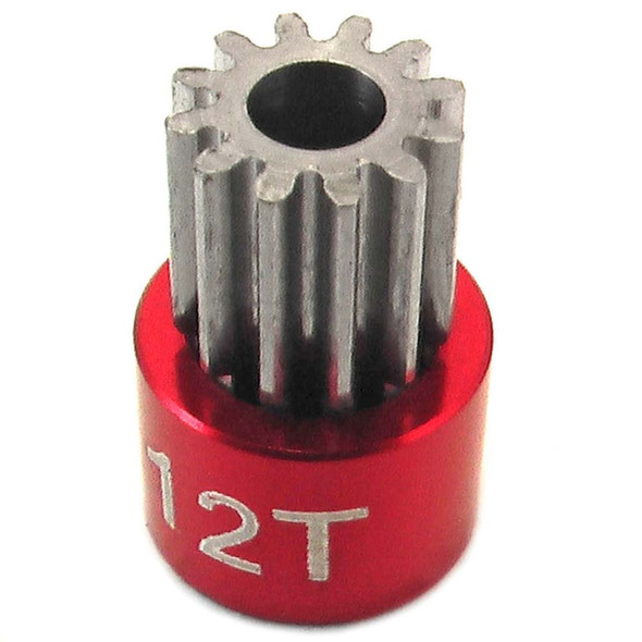 Hot Racing RCG812L Long Steel 48P 12T Pinion Gear