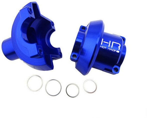 Hot Racing CNC Aluminum Outer Diff Case Blue Revo / E-Revo