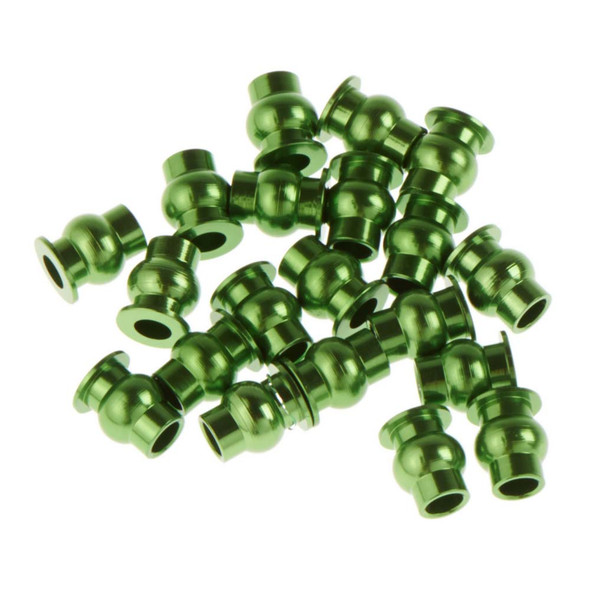 Hot Racing SCP160B05 Green Aluminum Suspension Pivot Balls (20)