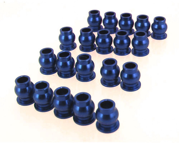 Hot Racing SCP160B06 Blue Aluminum Suspension Pivot Balls (20)