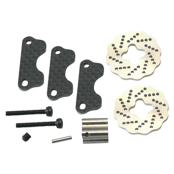 Hot Racing SJT39DG Carbon Dual Steel Wave Brake Jato